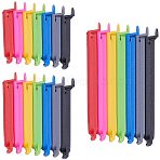 Food Snack Bag Storage Sealing Clips, Seal Clamp Plastic Resealable Bags, Home Food Storage Clip, Mixed Color, 65x13x10mm, 13x84x10mm, 13x124x10mm(AJEW-PH00935-01)