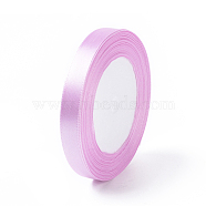 Single Face Satin Ribbon, Polyester Ribbon, Purple, 1/2 inch(12mm), about 25yards/roll(22.86m/roll), 250yards/group(228.6m/group), 10rolls/group(RC12mmY045)