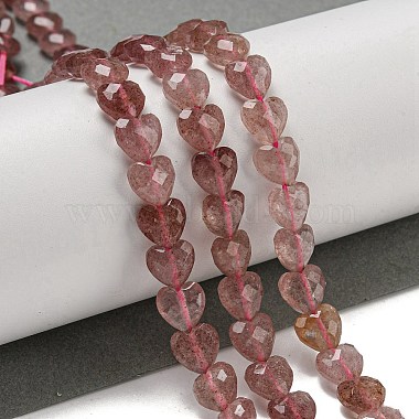 Natural Green Strawberry Quartz Beads Strands(G-P544-E04-01)-2