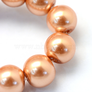 Chapelets de perle en verre peint de cuisson(HY-Q003-3mm-33)-3