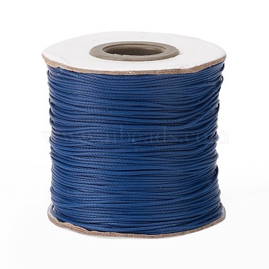 0.5mm PrussianBlue Waxed Polyester Cord Thread & Cord