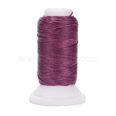 0.8mm Purple Waxed Polyester Cord Thread & Cord