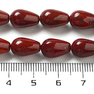 Natural Red Rainbow Jasper Beads Strands(G-B106-A33-02)-4