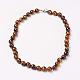 Natural Tiger Eye Beads Necklaces(NJEW-F138-10mm-02)-1