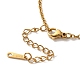 201 Stainless Steel Cable Chain Rectangle with Letter Pendant Necklaces(NJEW-M070-01G-M)-3