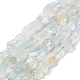 Raw Rough Natural Aquamarine Beads Strands(G-I283-G08-02)-1