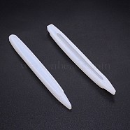 Pens Making Silicone Molds, Resin Casting Molds, White, 145x13x12mm, Inner Diameter: 104x6mm(DIY-TAC0011-04)