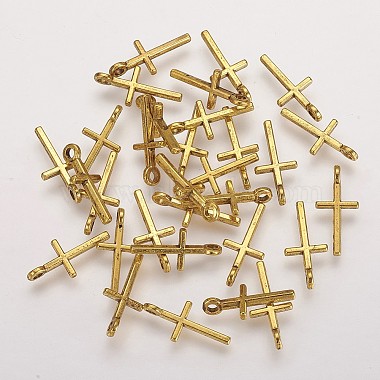 Antique Golden Cross Alloy Charms