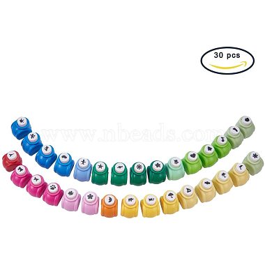 Mini Plastic Craft Punches for Scrapbooking & Paper Crafts(DIY-PH0018-01)-2