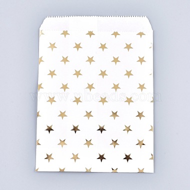 Star Pattern Eco-Friendly Kraft Paper Bags(X-AJEW-M207-G01-03)-2