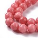 Chapelets de perles en jade de malaisie naturelle(G-A146-6mm-B08)-5