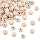 olycraft 50pcs numéro 0 à 9 perles européennes en bois naturel inachevé(WOOD-OC0001-70)-2