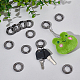12pcs Alloy Spring Gate Ring with Rhinestone(FIND-UN0003-37B)-2