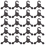 Plastic Pet Hanger, for Pet Clothing Supplies, Black, 150x180x4mm(AJEW-WH0244-13)