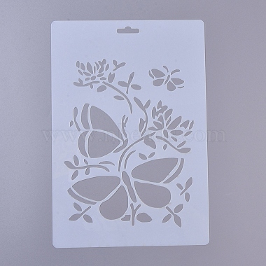 Plastic Reusable Drawing Painting Stencils Templates(DIY-E015-18E)-2