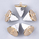 Electroplate Natural Howlite Pendants(G-S344-50H)-1