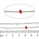 304 cadenas de esmalte de acero inoxidable(AJEW-Z028-09P-08)-2