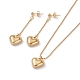 Pendant necklaces & Dangle Earrings Jewelry Sets(SJEW-JS01170)-1