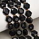 obsidienne naturelle perles brins(GG-CBA4A3B-B09)-1