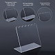 Transparent Acrylic Slant Back Necklace Display Stands(EDIS-WH0022-04B)-4