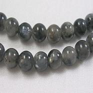Natural Larvikite Beads Strands, Round, about 4mm, Hole: 0.8mm, about 91pcs/strand, 15.5 inch(X-GSR4mmC128)