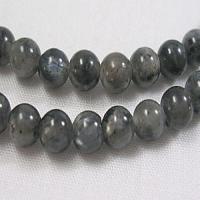 Natural Larvikite/Black Labradorite Beads Strands, Round, about 4mm, Hole: 0.8mm, about 91pcs/strand, 15.5 inch