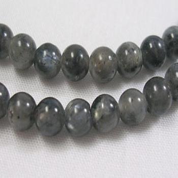 Natural Larvikite Beads Strands, Round, about 4mm, Hole: 0.8mm, about 91pcs/strand, 15.5 inch