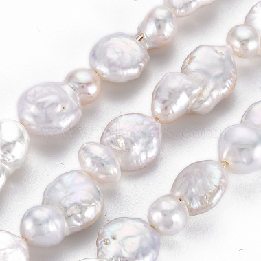 Natural Keshi Pearl Beads Strands(PEAR-S018-01A)-2