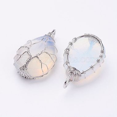 Opalite Pendants(X-G-P269-07-P)-2