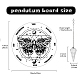 creatcabin 振り子ボード ダウジング ネックレス 占い diy 作成キット(DIY-CN0001-79)-2