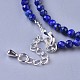 Lapis-lazuli naturels des colliers en perles(NJEW-K114-B-A06)-3