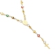 Unisexe 304 colliers de perles chapelet en acier inoxydable(NJEW-L457-001A-G)-1