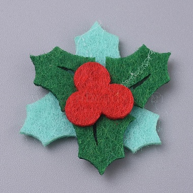 Mistletoe/Holly Leaf Shape Christmas Cupcake Cake Topper Decoration(DIY-I032-22)-2