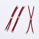 Nylon Twisted Cord Bracelet Making(MAK-F018-01G-RS)-1