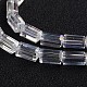 AB Color Plated Faceted Cuboid Electroplate Glass Beads Strands(EGLA-F109-A01)-1