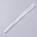 Hairpin DIY Silicone Molds, Resin Casting Molds, For UV Resin, Epoxy Resin Jewelry Making, Hair Stick Molds, White, 182x11x6mm, Inner Size: 178x8mm(DIY-WH0163-95B)