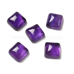 Natural Amethyst Cabochons, Square, 14x14x7mm(G-H282-04A)