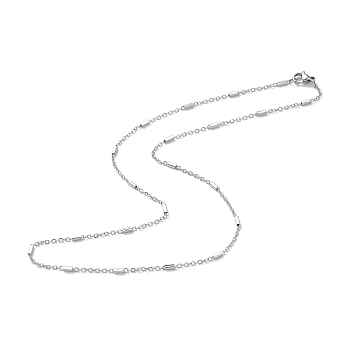 304 Stainless Steel Satellite Chain Necklace for Men Women, Stainless Steel Color, 17.87 inch(45.4cm)