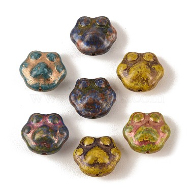 Baking Paint Glass Beads(DGLA-G004-02E)-1