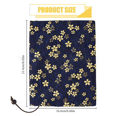 Sakura Pattern Cloth Book Covers(AJEW-WH0413-51A)-2