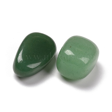 perles naturelles en aventurine verte(G-O029-08F)-3