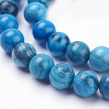 Natural Map Stone/Picasso Stone/Picasso Jasper Beads Strands(G-F520-43-8mm)-3