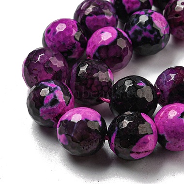 Faceted Natural Fire Crackle Agate Beads Strands(G-F447-12mm-N18)-4