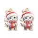 Christmas Alloy Enamel Pendants(ENAM-K069-43D)-1