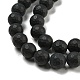 Chapelets de perles perles en agate noire naturelle(X-G-D710-8mm-06)-2