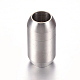 304 Stainless Steel Magnetic Clasps with Glue-in Ends(STAS-O114-001P)-1