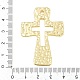 Textured Brass Connector Charm(KK-CBA95AE-02C-G)-3