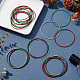 30Pcs 3 Color Iron Thin Wrap Bangles Set for Women(BJEW-BC0001-29)-4