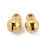 304 Stainless Steel Charms, Bell Shape, Golden, 8x5x5mm, Hole: 1.5mm(STAS-K148-07P-A-G)