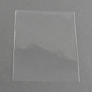 OPP Cellophane Bags, Rectangle, Clear, 10x8cm, Unilateral Thickness: 0.035mm(OPC-S016-17)